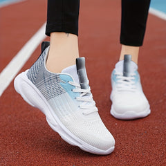 Women's Gradient Soft Running Shoes Non Slip Outdoor Sneakers