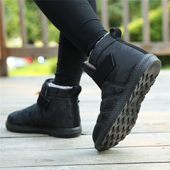 Men's Camo Snow Boots Warm Fleece Ankle Boots