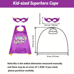 Superstar Cape Set for Kids - Includes Cape and Mask