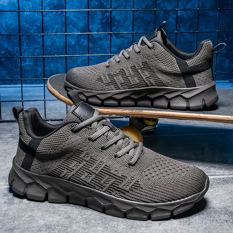Boys Woven Knit Sneakers for Outdoor Activities