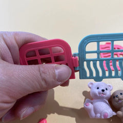 Bear Pet Play House Toy with 4 Surprises