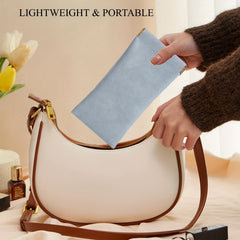 Portable Travel PU Leather Eyeglasses Case Soft Sunglass Organizer Pouch