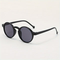 Retro Round Frame Sunglasses for Girls