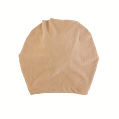 Khaki Twist Knot Turban Cap Lightweight Head Wrap Beanie