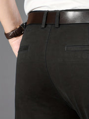 Men's Formal Solid Stretch Dress Pants - Spring Summer Business