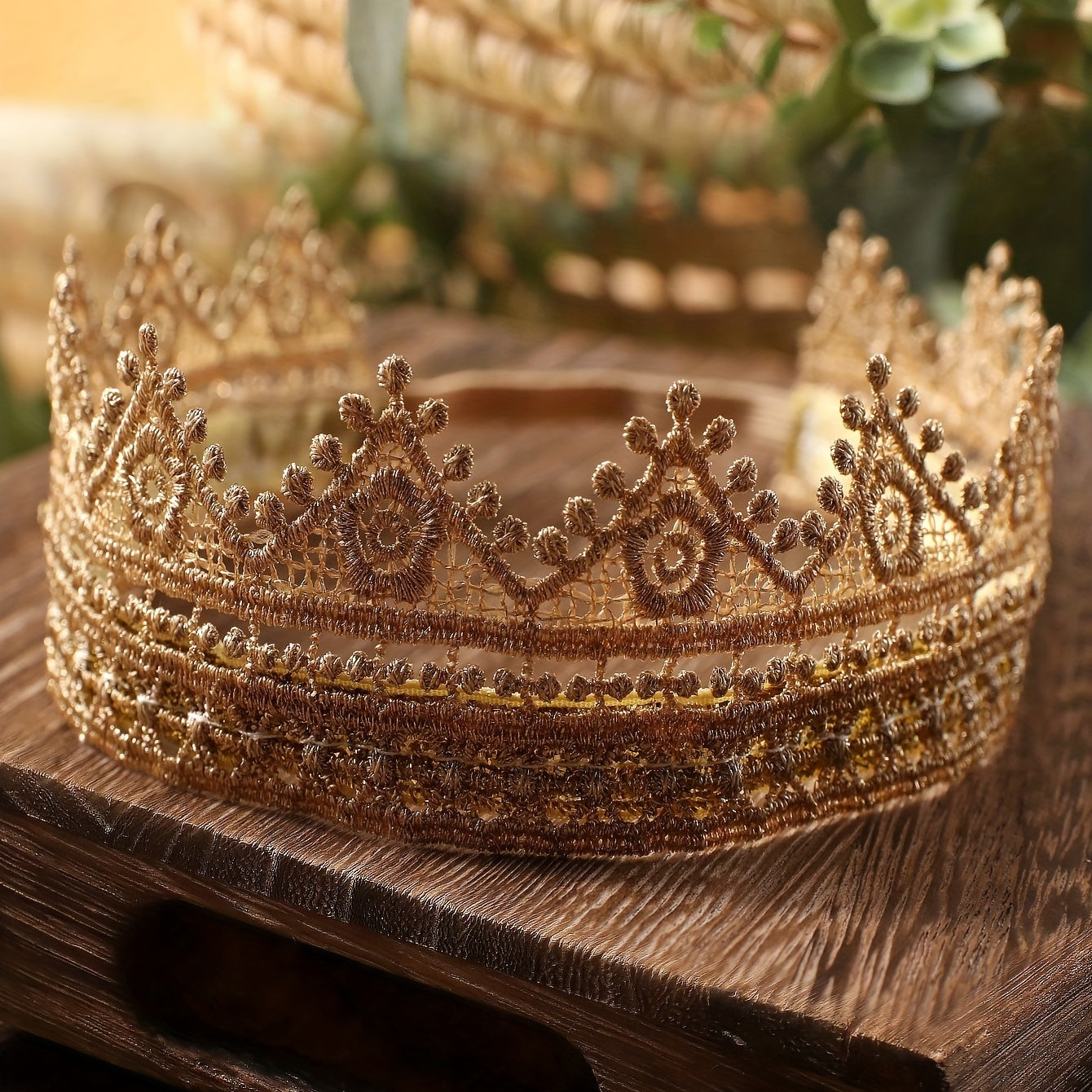 Newborn Lace Crown Headband Baby Photo Props
