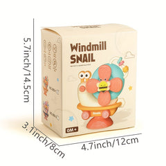 Baby Bath Toy with Suction Cup Spinning Top
