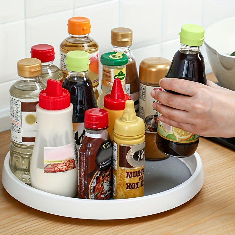 360 Rotatable Spice Rack Lazy Susan for Kitchen Makeup Jewelry