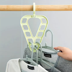 Rotatable Clothes Hanger for Closet Space Maximization