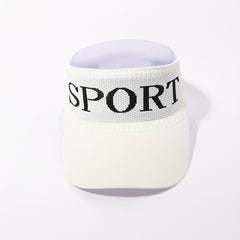 Women's Knitted SPORT Ponytail Visor Hat UV Protection Lightweight