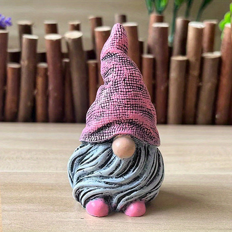 Mini Gnome Dwarfs Statue for Fairy Garden Outdoor Decor