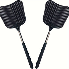 2pcs Telescopic Fly Swatters Durable Heavy Duty Flyswatter Set Indoor Outdoor