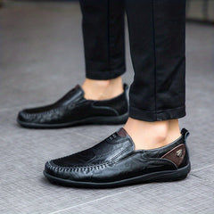 Men's Casual Slip On Loafers Outdoor Walking Shoes