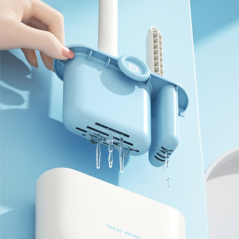 Toilet Brush Long Handle Detachable No Dead Angle Cleaning 14.96 x5.19