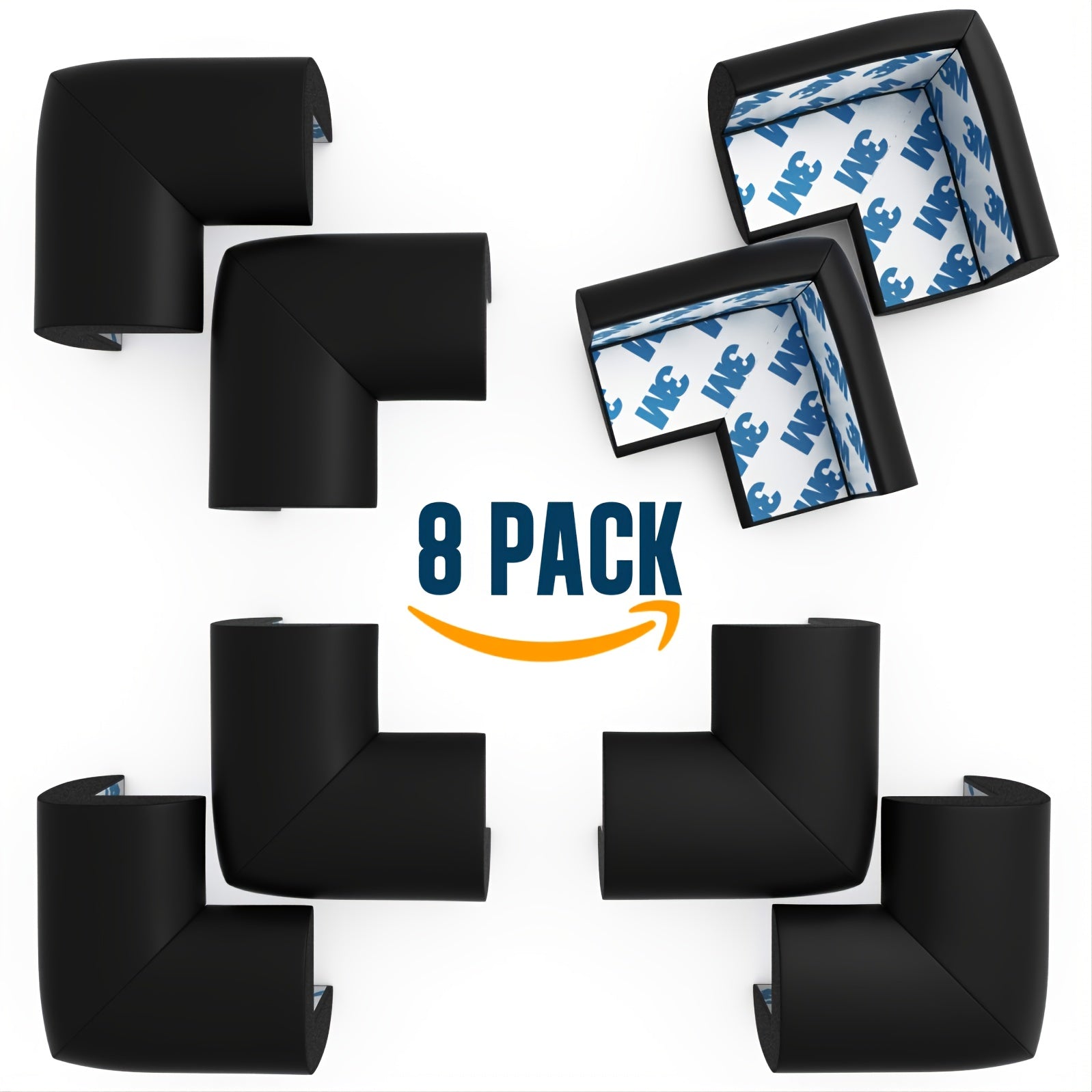 8pcs Pre Adhesive Table Corner Protector Keep Your Kids Safe