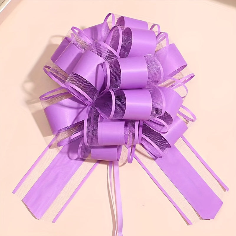 6pcs Pull Bows Christmas Party Birthday Gift Wedding Ribbon Bows