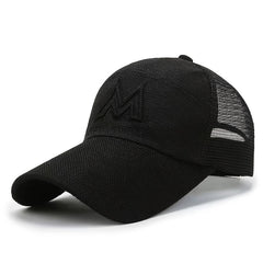 Men's Summer Fishing Baseball Cap Breathable Sporty Peaked Cap