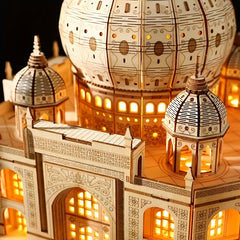 DIY Castle 3D Stereo Puzzle Wooden Children's Educational Toy
