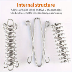 10pcs Stainless Steel Rope Tensioner for Camping Tent