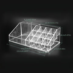 Acrylic Lipstick Organizer Lipstick Holder Lip Gloss Organizer Cosmetic Storage