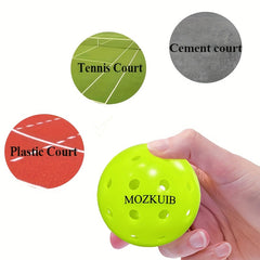 6pcs 40 Hole Seamless Pickleball Set USAPA Approved - Professional Competition