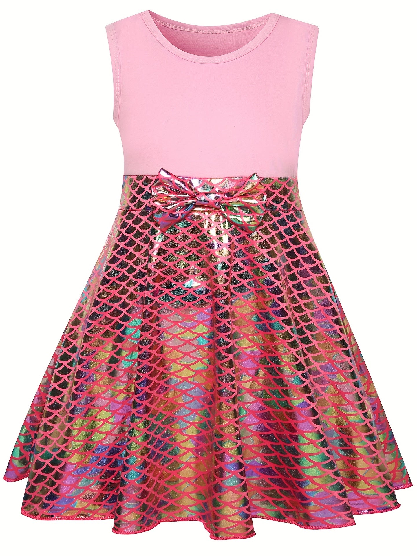 Girls Princess Dress & Accessories Sleeveless Dress Fish Cosplay Performance Cos