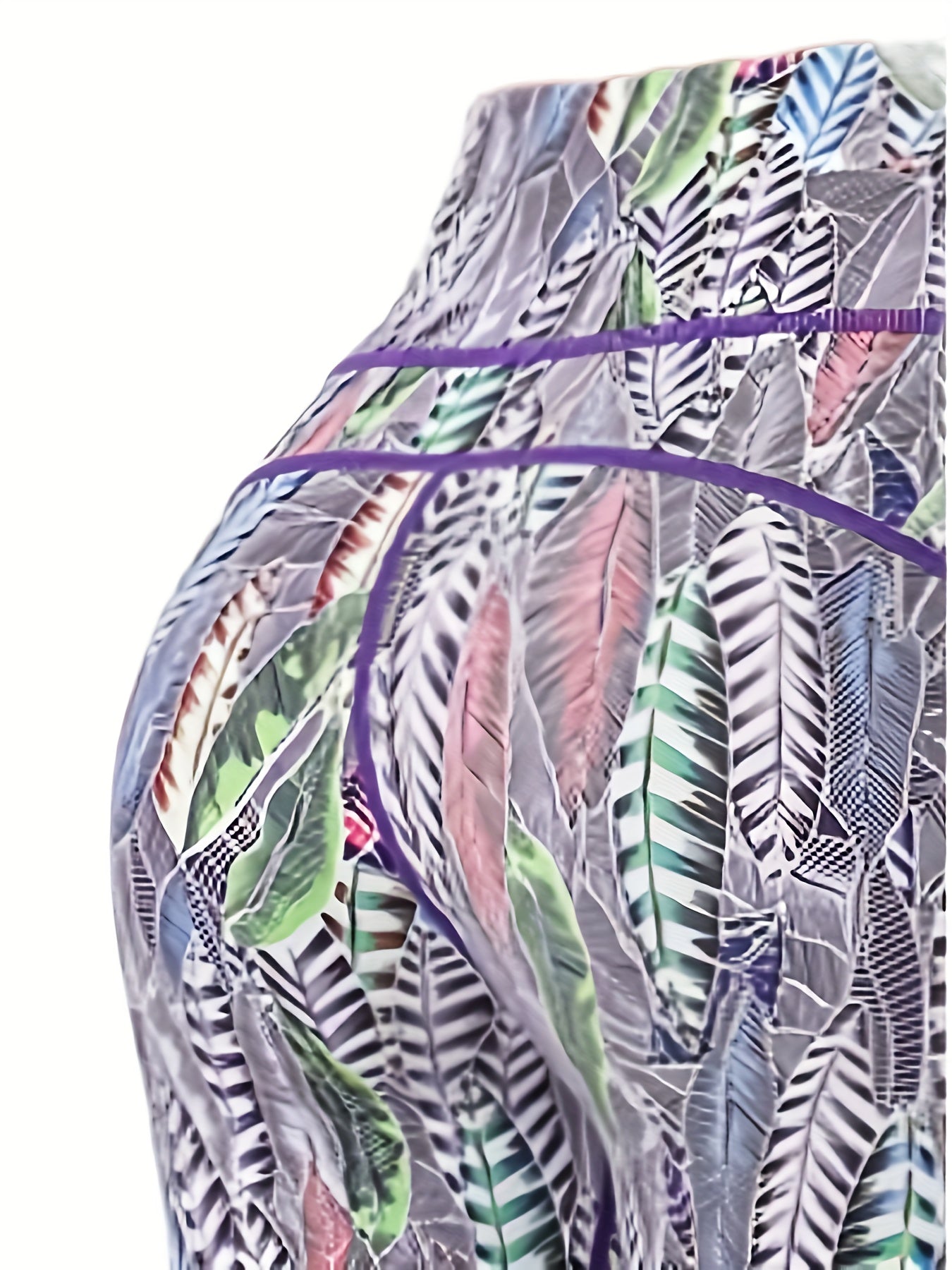 Personality Printed Fitness Yoga Pants High Waist Slim Fit