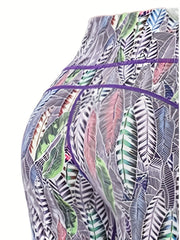 Personality Printed Fitness Yoga Pants High Waist Slim Fit