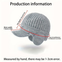 Winter Warm Knitted Hat Ear Protection Cap