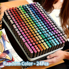 Artist Marker Set Dual Tip Sketching Art Markers