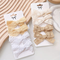 Sweet Bowknot Hair Clips for Baby Girl
