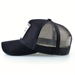 Embroidered Bull Baseball Cap for Men