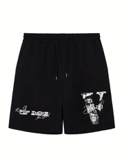 Men's Casual V Pockets Pleated Shorts for Summer