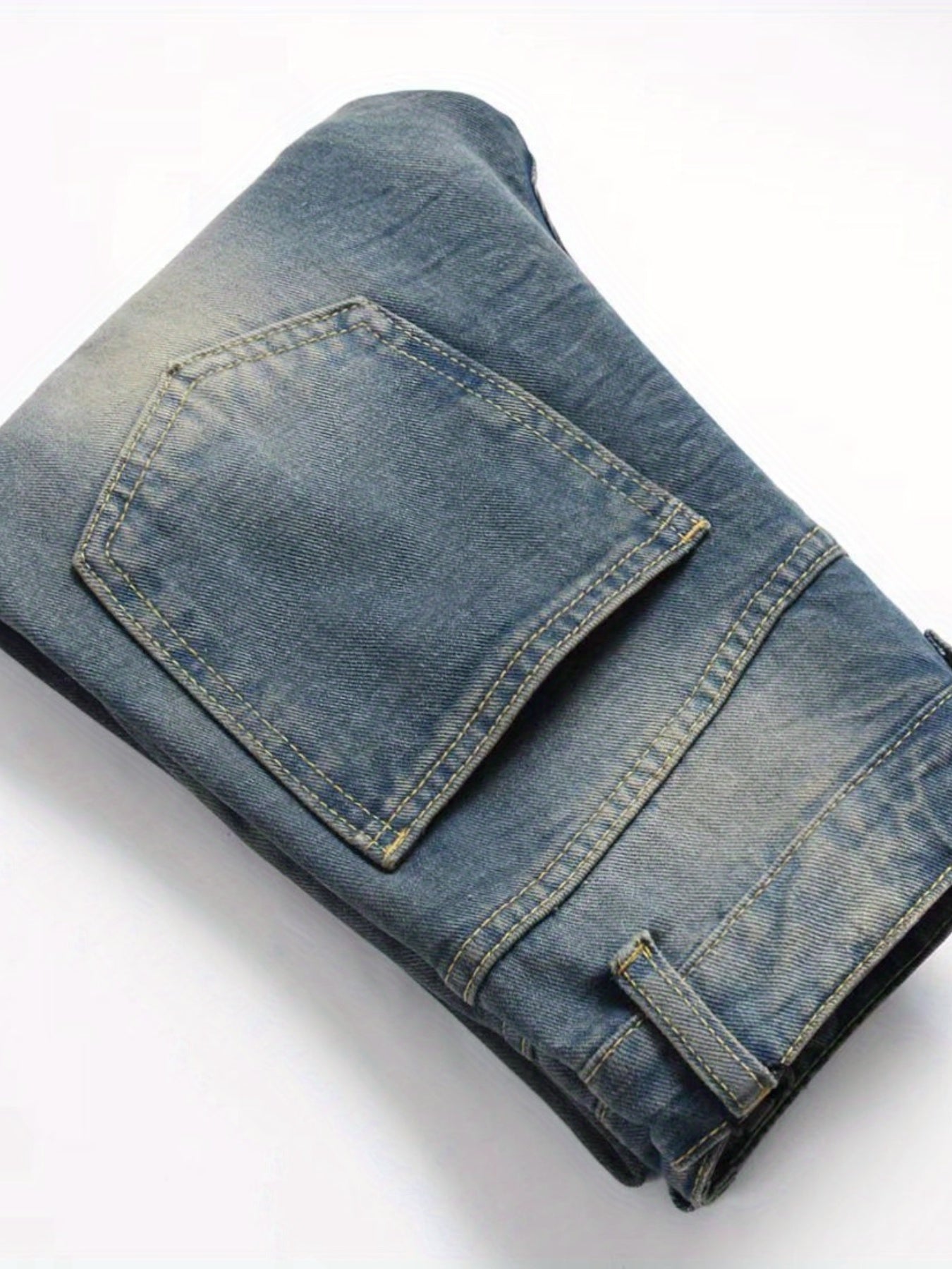 Boys Ripped Jeans Denim Pants Straight Cut Jeans For Spring And Autumn