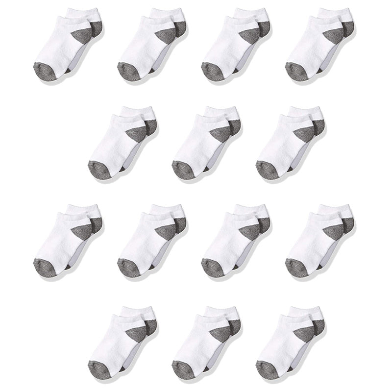 30 Pairs Kids Cotton Socks Breathable Low Cut Ankle Socks