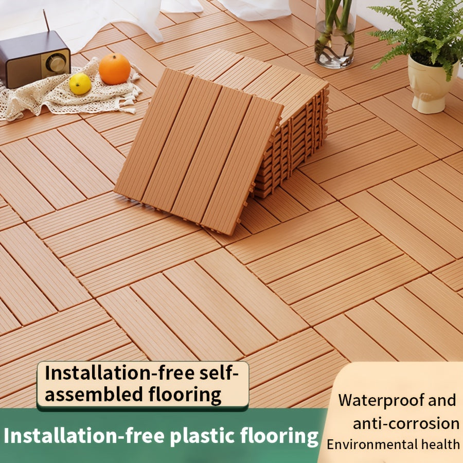 Plastic Self-Installed Balcony Terrace Garden Floor