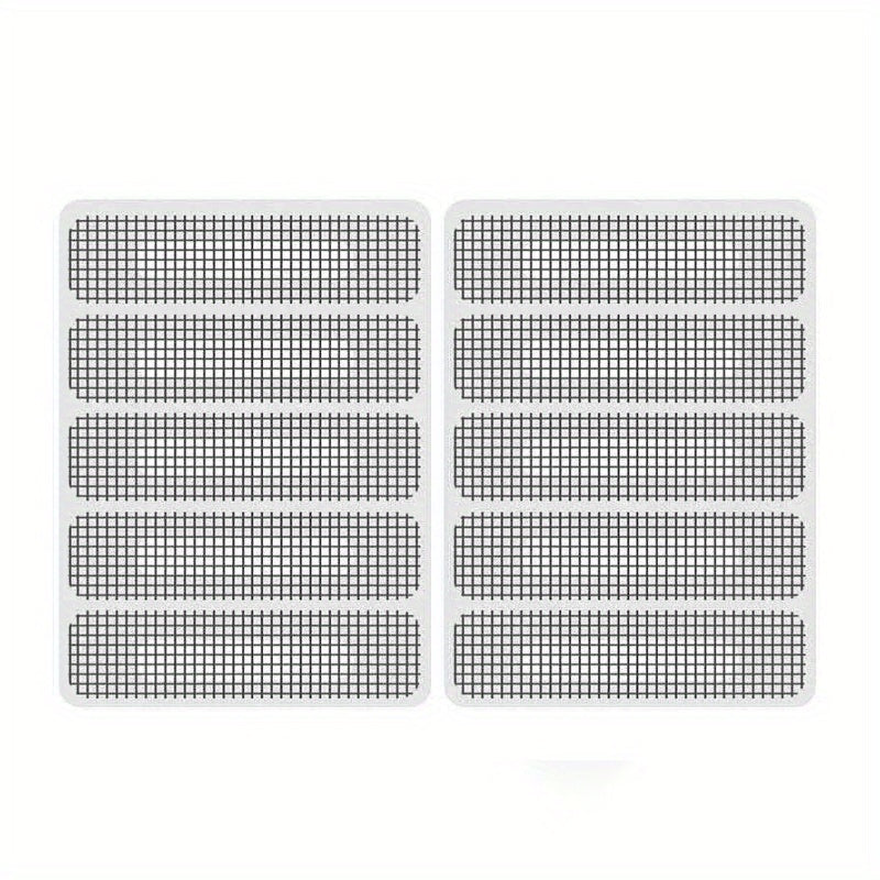 Mosquito Repellent Patches Kit w/ Grid Repair Stickers & Drainage Hole