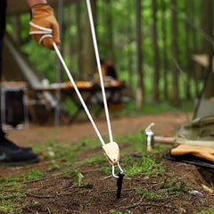 6pcs Heavy Duty Tent Stakes Steel Ground Nails for Camping