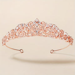 Bridal Rhinestone Headband Crown Hair Accessories Tiara Headdress