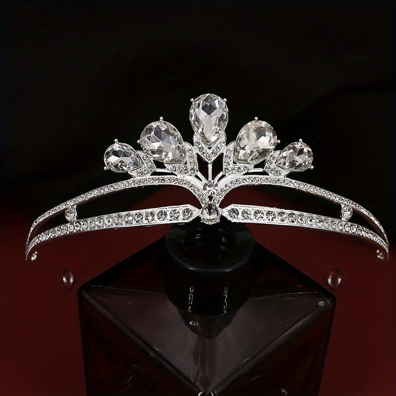 Rhinestone Crown Head Jewelry for Women