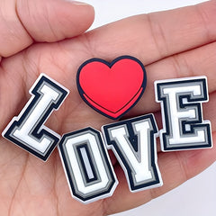 37 Letter Charms for Clog Sandals Shoe Decoration DIY Shoes Pins