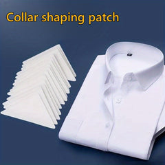 20 Pcs Collar Shaping Patch Shirt Polo Collar Edge Shaper Prevent Warping Rollin