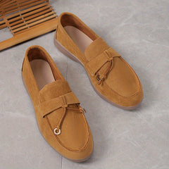 Women's Flat Loafers Slip On Shoes Pendant Decoration