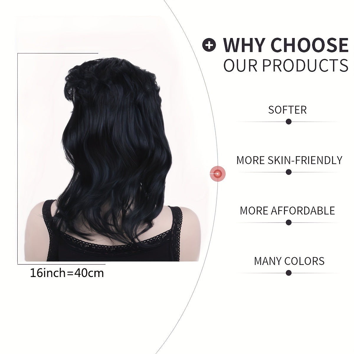 European American Men's Dress Up Wig 40 64 Cm Chemical Fiber Wig