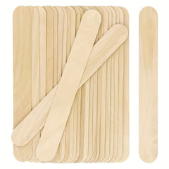 100pcs Jumbo Wooden Craft Sticks 15 24cm, Ice Pop Sticks for DIY