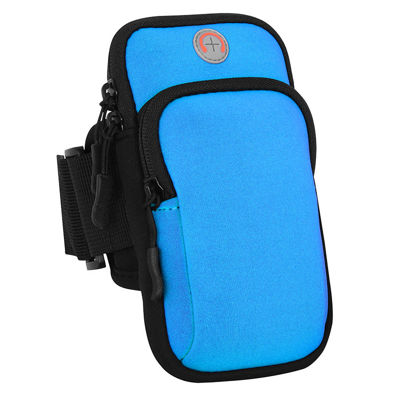 Universal Mobile Phone Running Arm Bag Lightweight Comfortable Headphone Hole