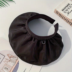 Wide Brim Summer Shell Visors Sun Hat Women Headband