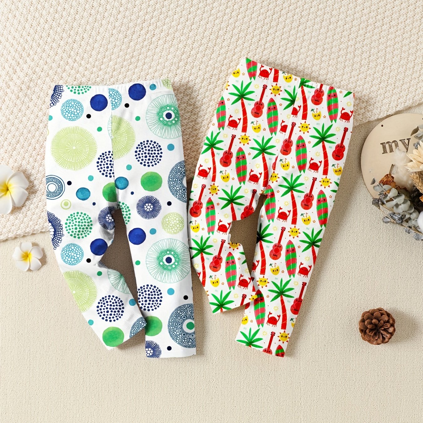 Toddler Baby Girls 2pcs Holiday Leggings