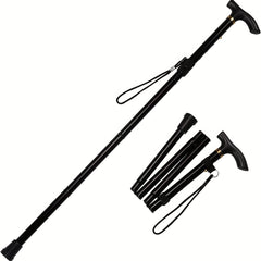 Folding Walking Stick Trekking Pole Adjustable Lightweight Hiking Stick