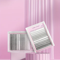 12 Row Grafted Eyelashes Natural 10D 20D Cluster False Eyelashes